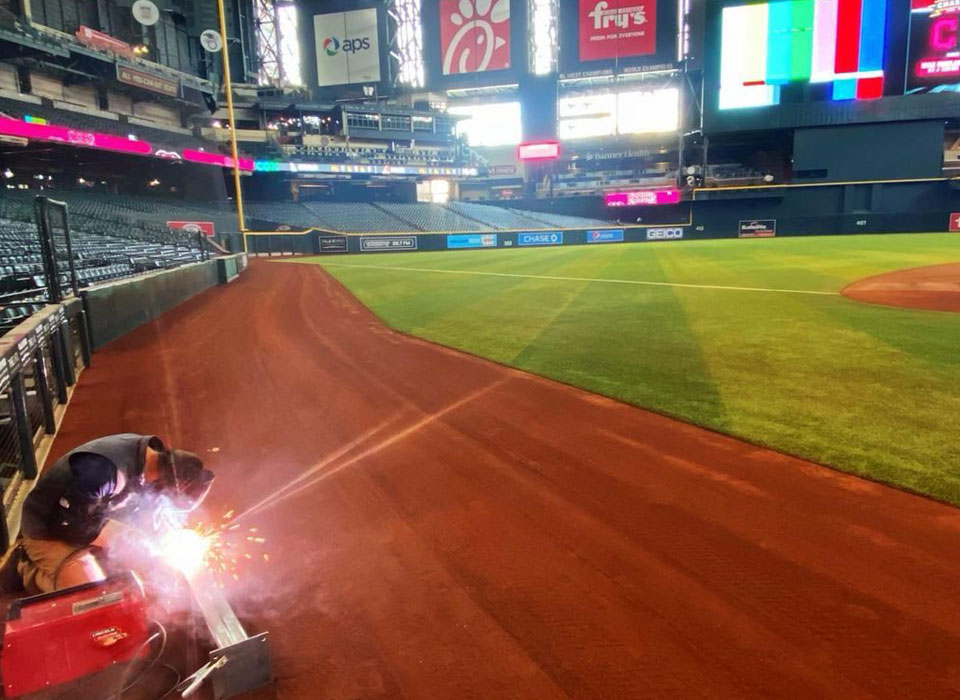 Electrical upgrades at Chase Field in Arizona