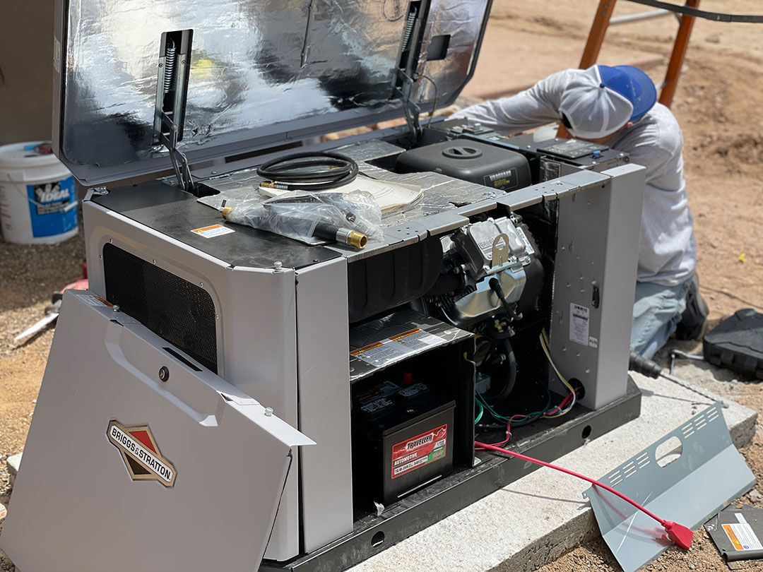 whole home generator maintenance Phoenix Arizona" and "generator repair Maricopa County