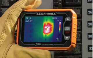 Thermal Imager has over 49,000 pixels to troubleshoot hot and cold spots Easily capture, store and share thermal images with Wi-Fi capabilities User selectable high and low temperature alarms from -4 to 752-Degree Fahrenheit (-20 to 400-Degree Celsius) Adjustable emissivity from 0.01 to 0.99 Select color palettes to best capture the event; ironbow, rainbow, or grayscale Rechargeable lithium-ion battery App is available for free in Google Play™ store and in the App Store Includes thermal imager, USB-C charging cable, molded soft-storage case with carabiner, and instructions Durable 6.6-Foot (2 m) drop test protection