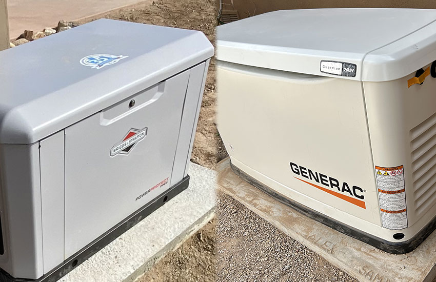 Authorized reseller for Generac and Briggs and Stratton
