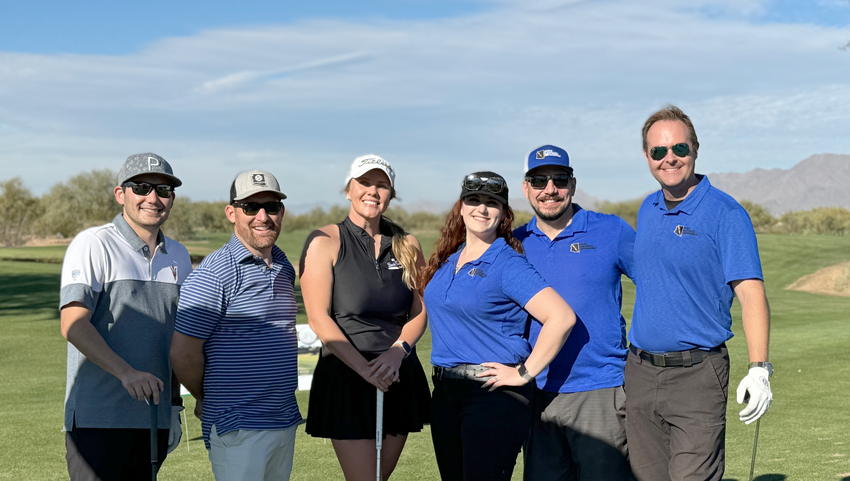 Electricians giving back gold outing