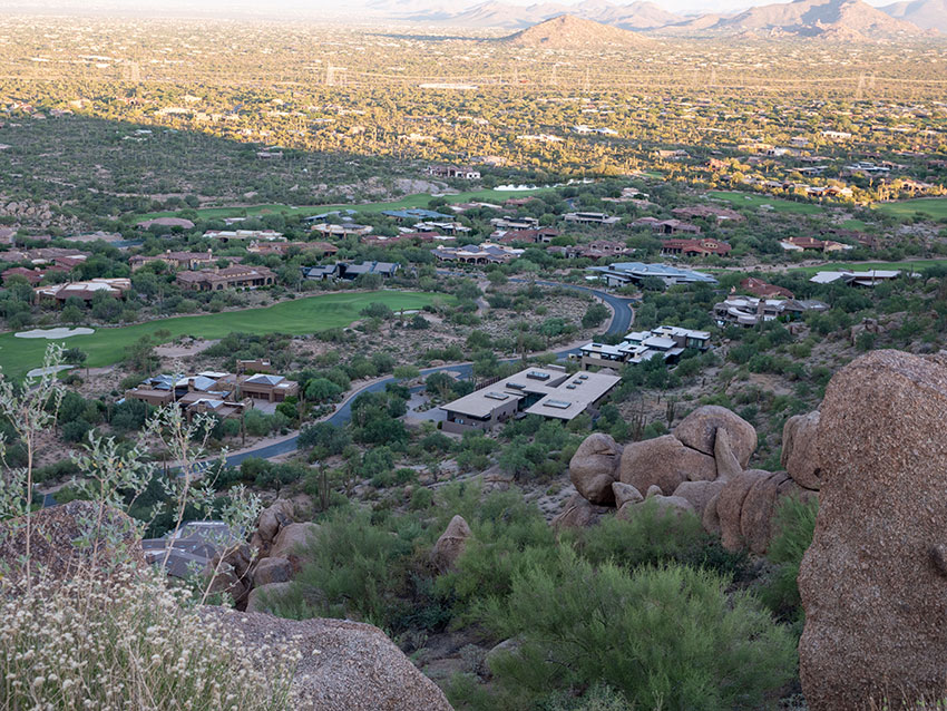 electricians Aerial view of Fountain Hills, Arizona